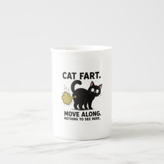 Cat Fart Move Along Nothing To See Here Funny Bone China Mug
