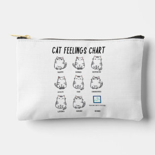 Cat Feelings Chart Accessory Pouch