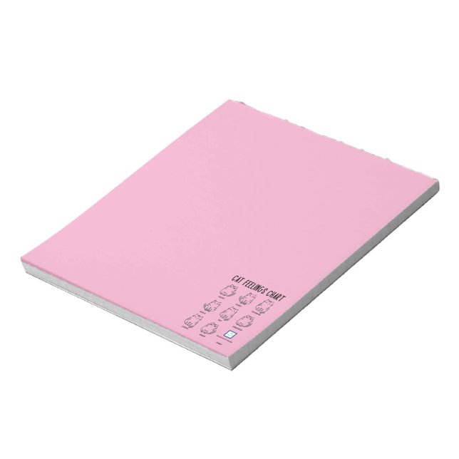Cat Feelings Chart Notepad (Rotated)