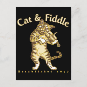 Cat & Fiddle Postcard