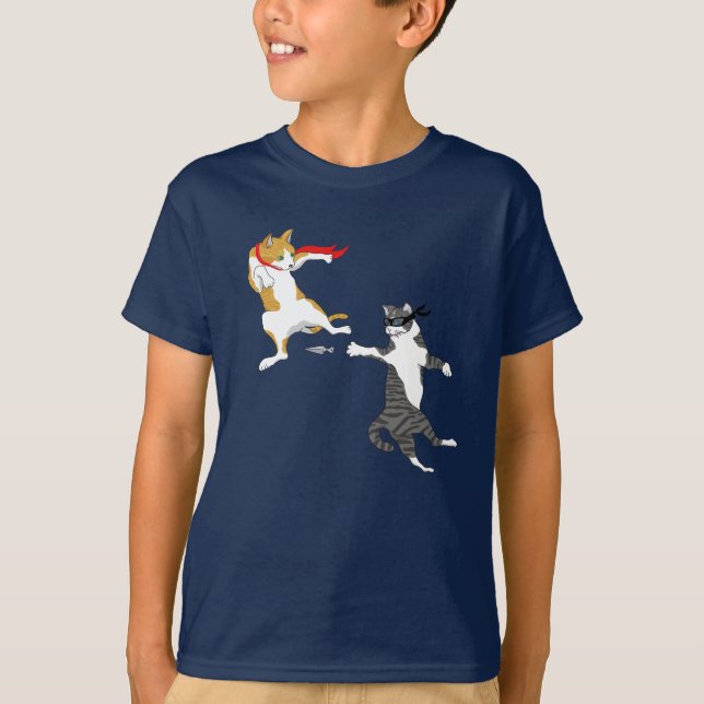 Cat fight  T-Shirt (Front)