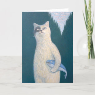 Cat Fish Friends Card