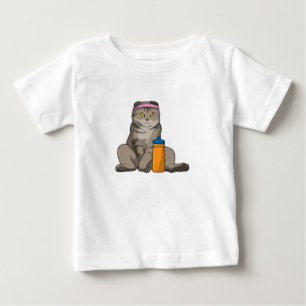 Cat Fitness Drinking mug Baby T-Shirt
