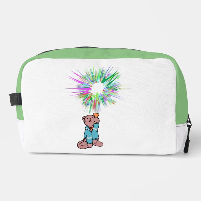 cat flashlight dopp kit (Front)