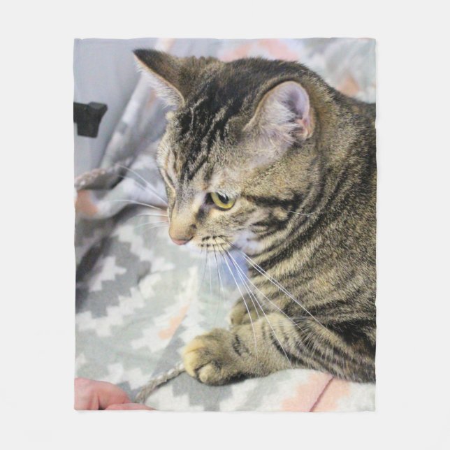 Cat Fleece Blanket (Front)