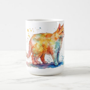 Cat Floral Mug