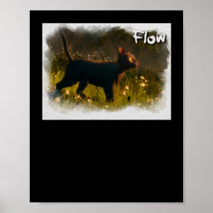 Cat Flow Animation Movie Sticker1  Poster