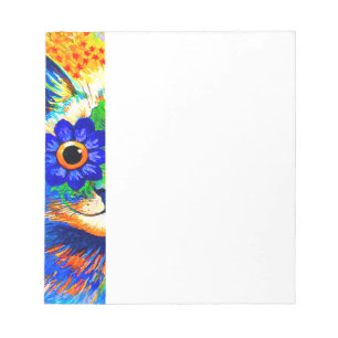 Cat Flower Eyes Updated Notepad