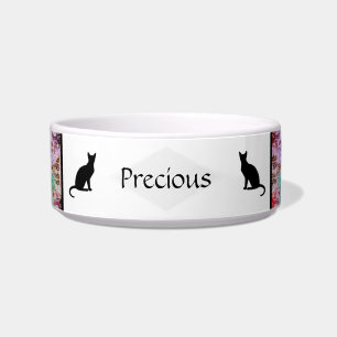 Cat Food Bowl with Vintage Design - HAMbWG