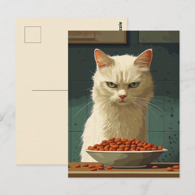 Cat Food Strike Postcard (Front/Back)