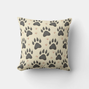 cat footprint pillow cushion