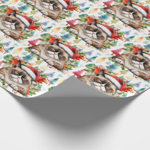 Cat for Christmas Themed for Cat Lovers Wrapping Paper