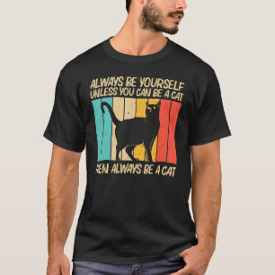 Cat For Men Women Black Cat  Cat Person Cats 5 T-Shirt