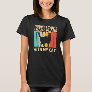 Cat For Men Women Black Cat Cat Person Cats T-Shirt