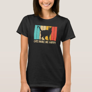 Cat For Men Women Black Cat Cat Person Cats T-Shirt