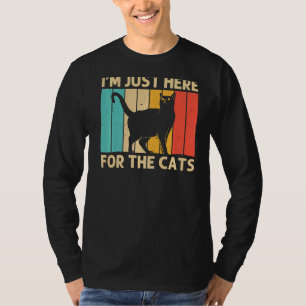 Cat For Men Women Black Cat Cat Person Cats T-Shirt