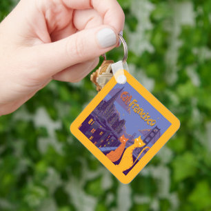 Cat Francisco Keychain