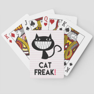 Cat Freak! Fun Bicycle® Poker Playing Cards