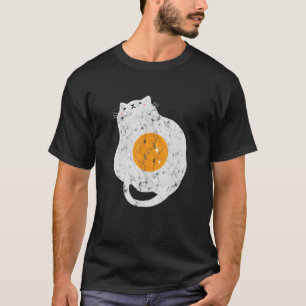 Cat Fried Egg Vintage Food Cat T-Shirt