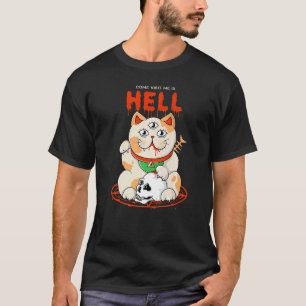 Cat from Hell  Edgy Aesthetic Streetwear T-Shirt