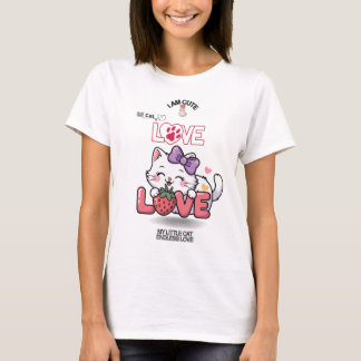  CAT Fun Cute  T-Shirt