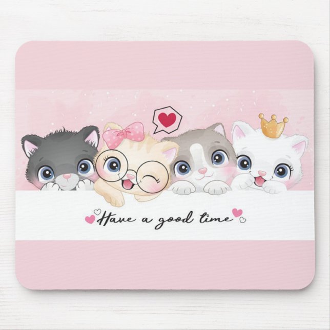 Cat Fun Mouse Pad (Creator Uploaded)
