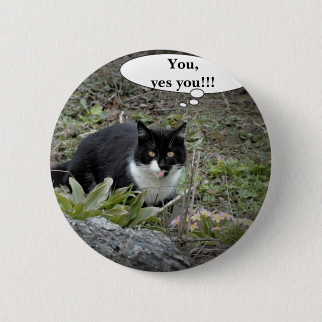 Cat Funnu Custom Round Badge 2 Inch Round Button (Front)
