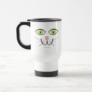 Cat Funny Face Cartoon-29034 Travel Mug