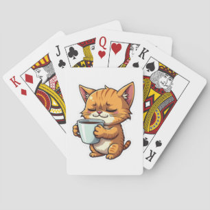 Cat funny  playing cards