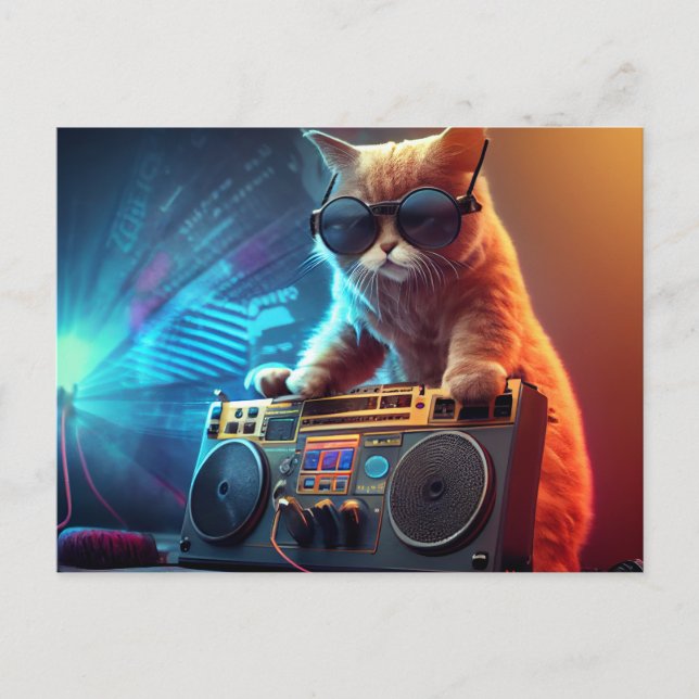 Cat Funny Postcards (Front)