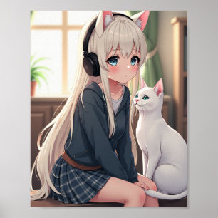 Cat funny poster