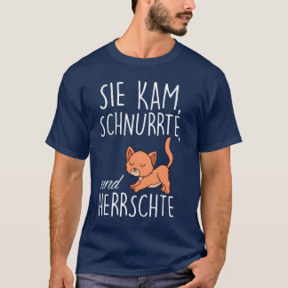 Cat Funny Quote German vintage T-Shirt