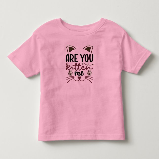 Cat Funny Quotes Toddler T-shirt (Front)