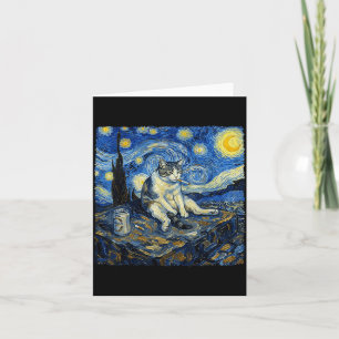 Cat Funny Smoking Cat Meme for Men Women Card