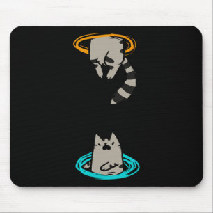 Cat Funny Video Game Animal Mouse Pad