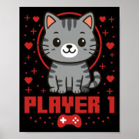 Cat Gamer Couple Cat Retro Pixel Arcade 