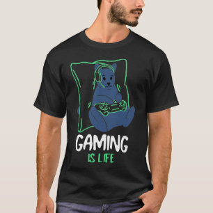 Cat Gaming est le t-shirt Life Gamer
