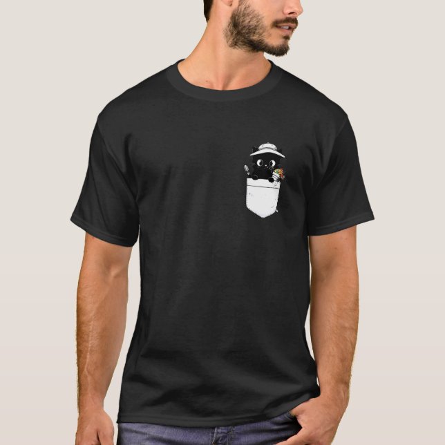 Cat Garden Chest Bag T-Shirt (Front)