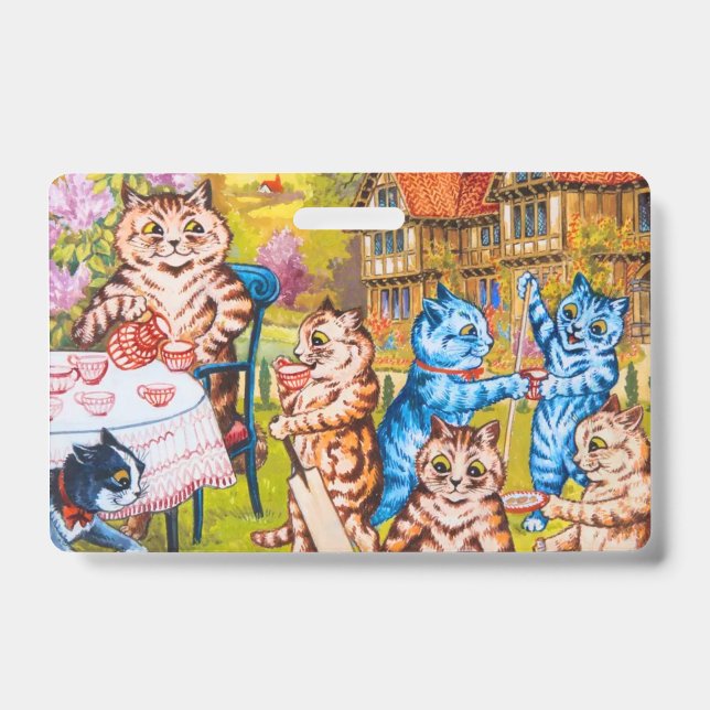Cat Garden Party Badge (Front)
