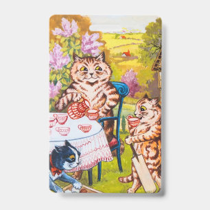 Cat Garden Party Badge