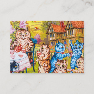 Cat Garden Party Enclosure Card