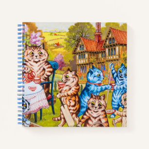 Cat Garden Party Notebook