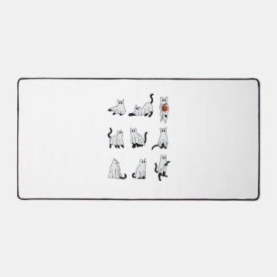 Cat Ghost Éffrayant Mignonne Halloween pour hommes