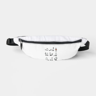 Cat Ghost Spooky Cute Halloween for Men Women Kids Fanny Pack