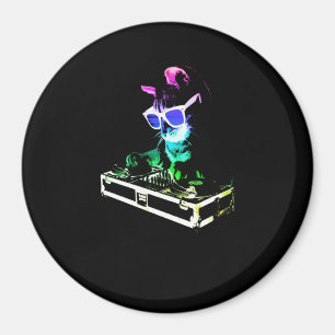 Cat Gift Cat DJ Really Cool Magnet