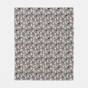 Cat Gift   Cute Cat Pattern Childish Fleece Blanket