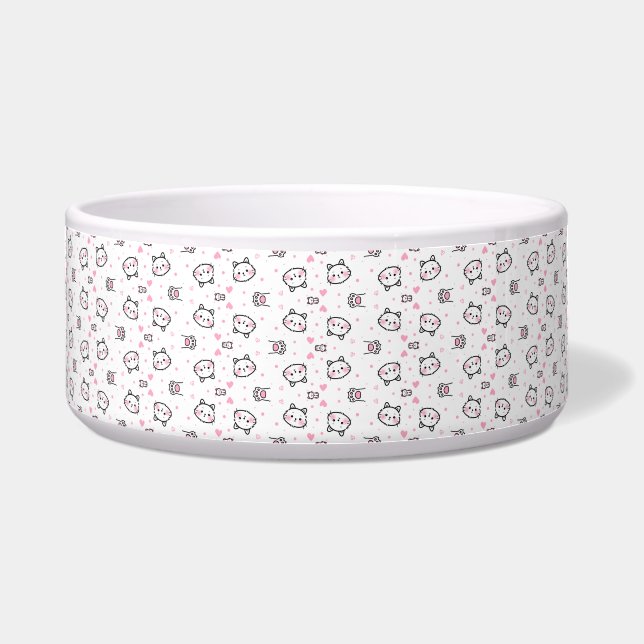 Cat Gift | Cute Cat Pattern Seamless Background (Front)