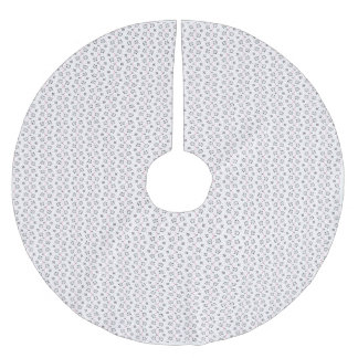 Cat Gift | Cute Cat Pattern Seamless Background Brushed Polyester Tree Skirt