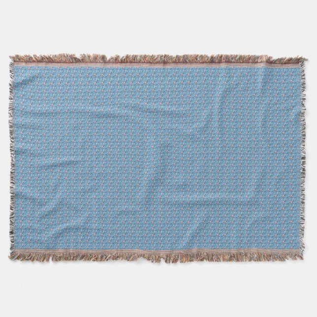 Cat Gift | Cute Cat Throw Blanket (Front)