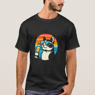 Cat Gift Party Sparkling Wine T-Shirt